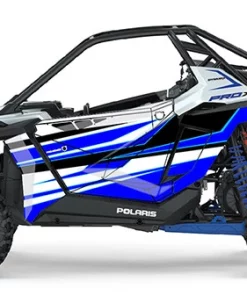 Pro Armor RZR Pro XP Door &amp; Side Panel Graphic White/Blue