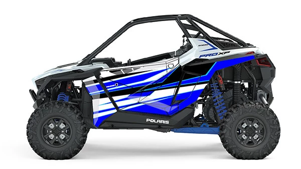 Pro Armor RZR Pro XP Door & Side Panel Graphic White/Blue