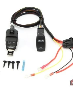 XTC Power Products XTC High Power Light Bar Or Accessory Wire Harness With Sealed Fuse And Relay And Two LED Switch