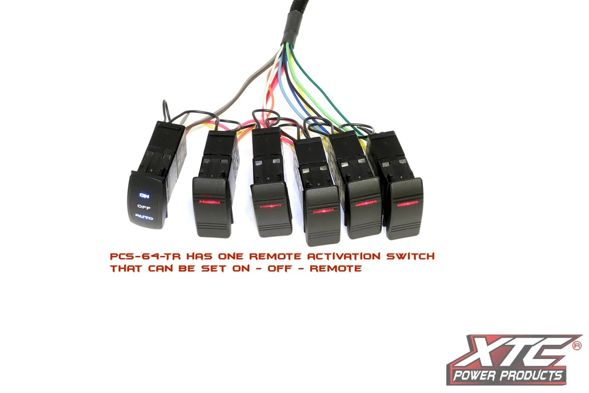 XTC Power Products XTC Universal Truck And Jeep 6 Switch Power Control System With On/Off/Auto Switch - Image 2