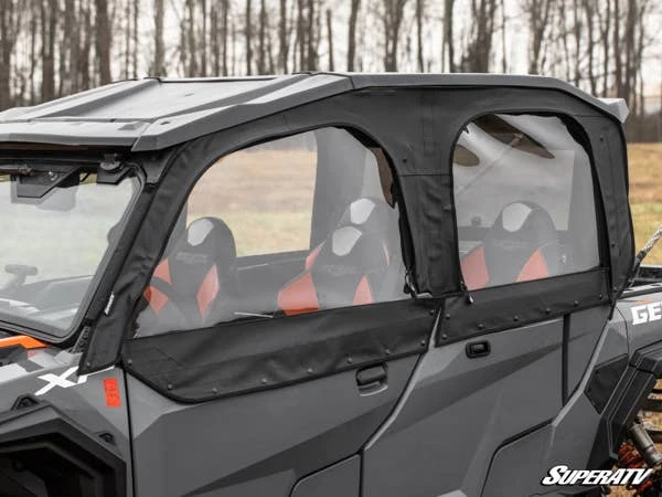 SuperATV Polaris General XP 1000 Primal Soft Cab Enclosure Upper Doors - Image 6