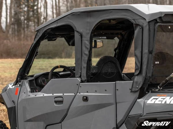 SuperATV Polaris General XP 1000 Primal Soft Cab Enclosure Upper Doors - Image 7