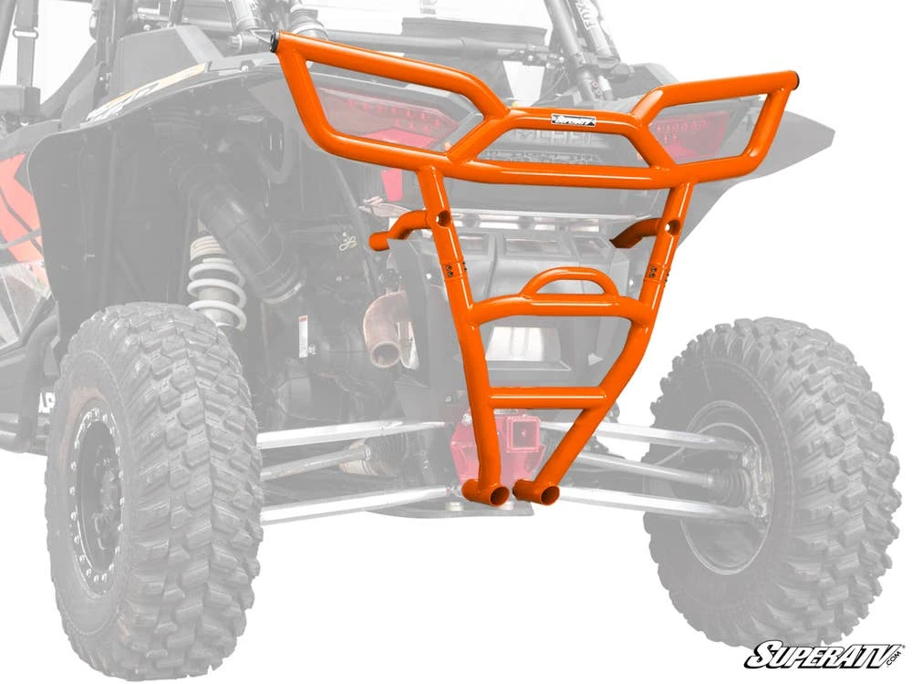 SuperATV Polaris RZR XP Turbo Rear Bumper With Receiver Hitch - Image 10