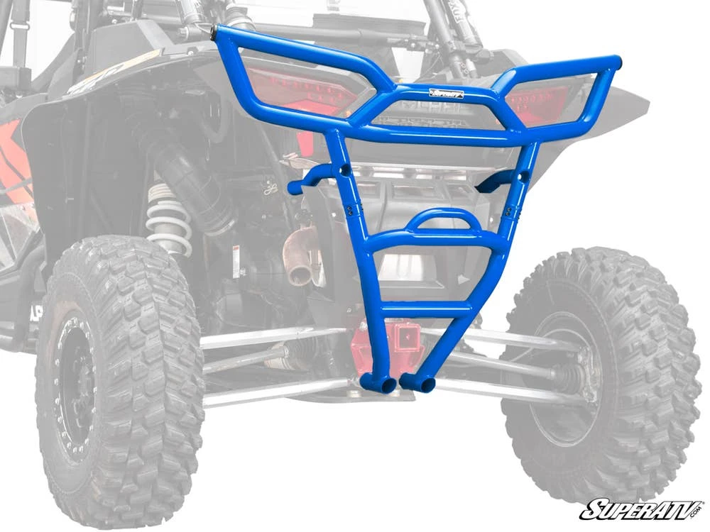SuperATV Polaris RZR XP Turbo Rear Bumper With Receiver Hitch - Image 11