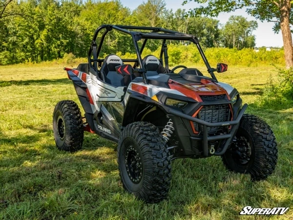 SuperATV Polaris RZR XP Turbo Low Profile Front Bumper - Image 4
