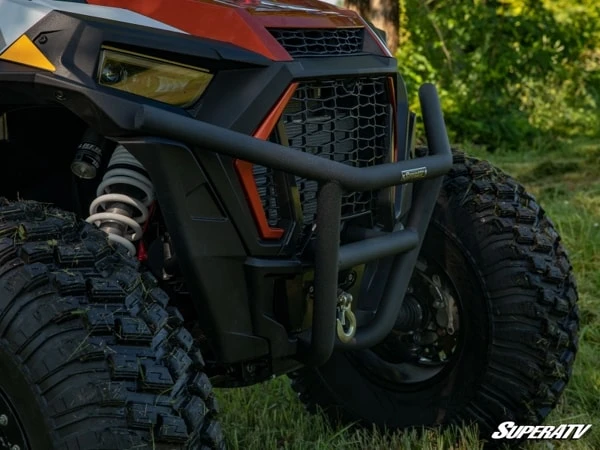 SuperATV Polaris RZR XP Turbo Low Profile Front Bumper - Image 3
