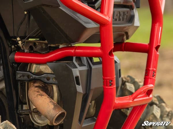 SuperATV Polaris RZR XP Turbo Rear Bumper With Receiver Hitch - Image 8