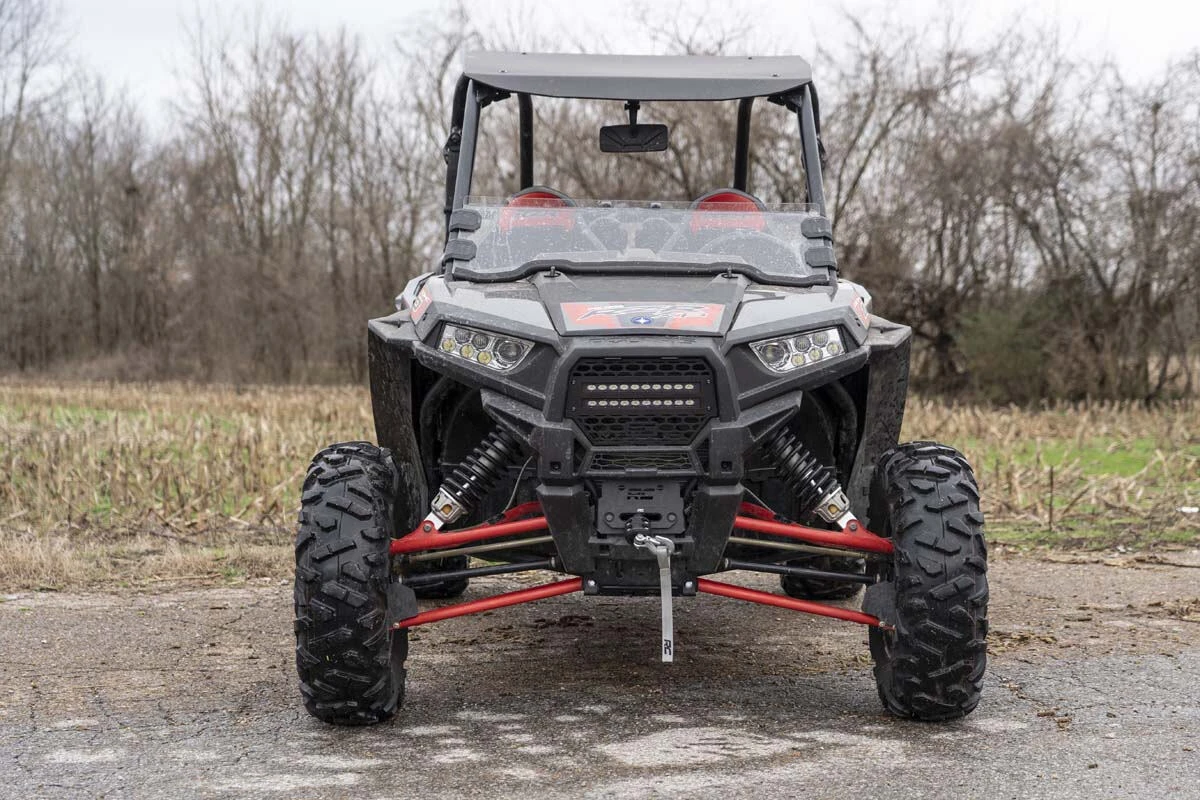Rough Country '14-'19 Polaris RZR XP 1000 10" Black Slimline LED Pair Grille Kit - Image 2
