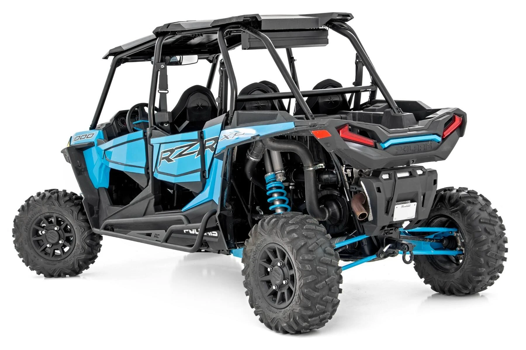 Rough Country '14-'22 Polaris RZR Turbo S/XP 1000/XP 4 1000 4 Seat Rock Slider Kit - Image 3