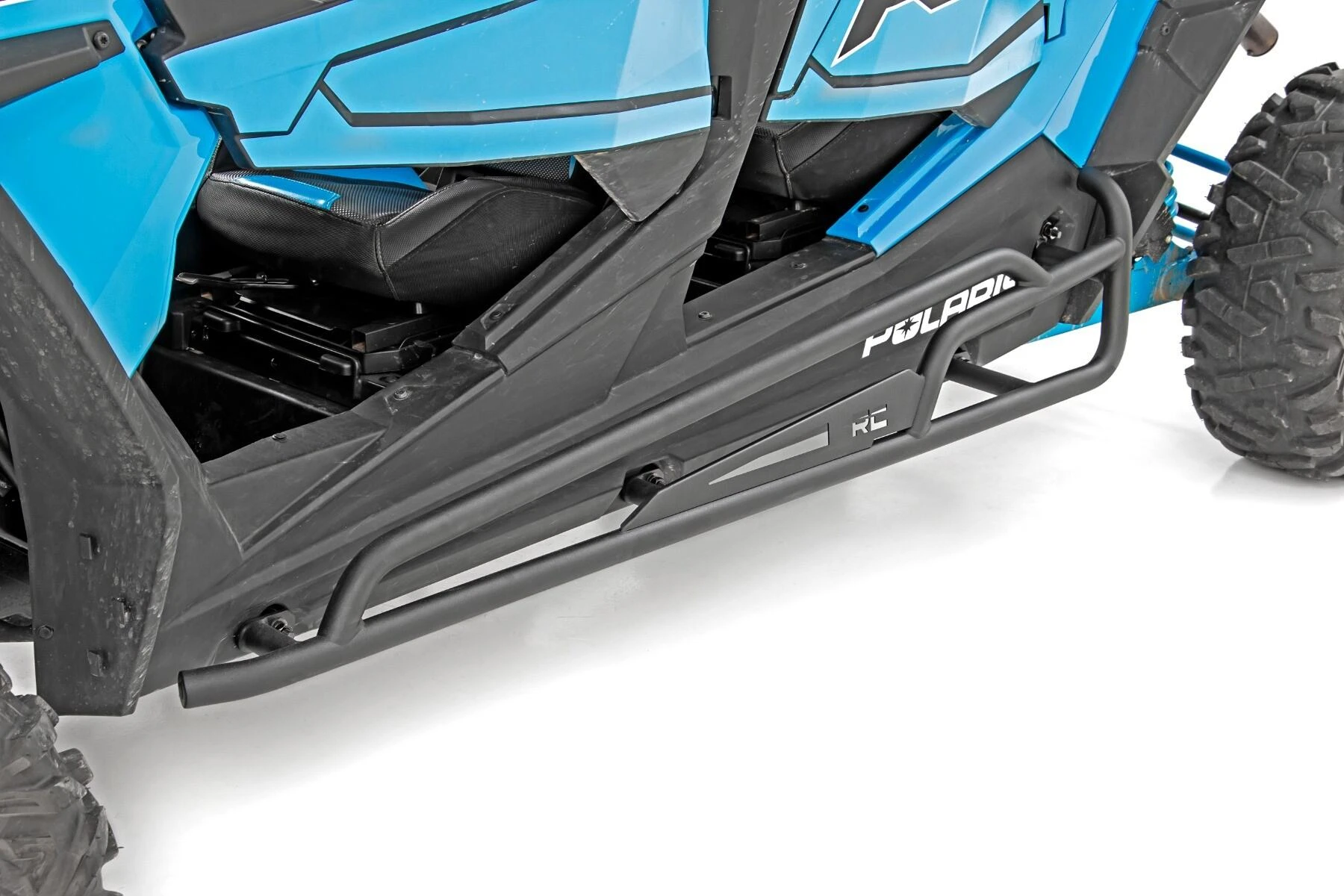 Rough Country '14-'22 Polaris RZR Turbo S/XP 1000/XP 4 1000 4 Seat Rock Slider Kit - Image 4
