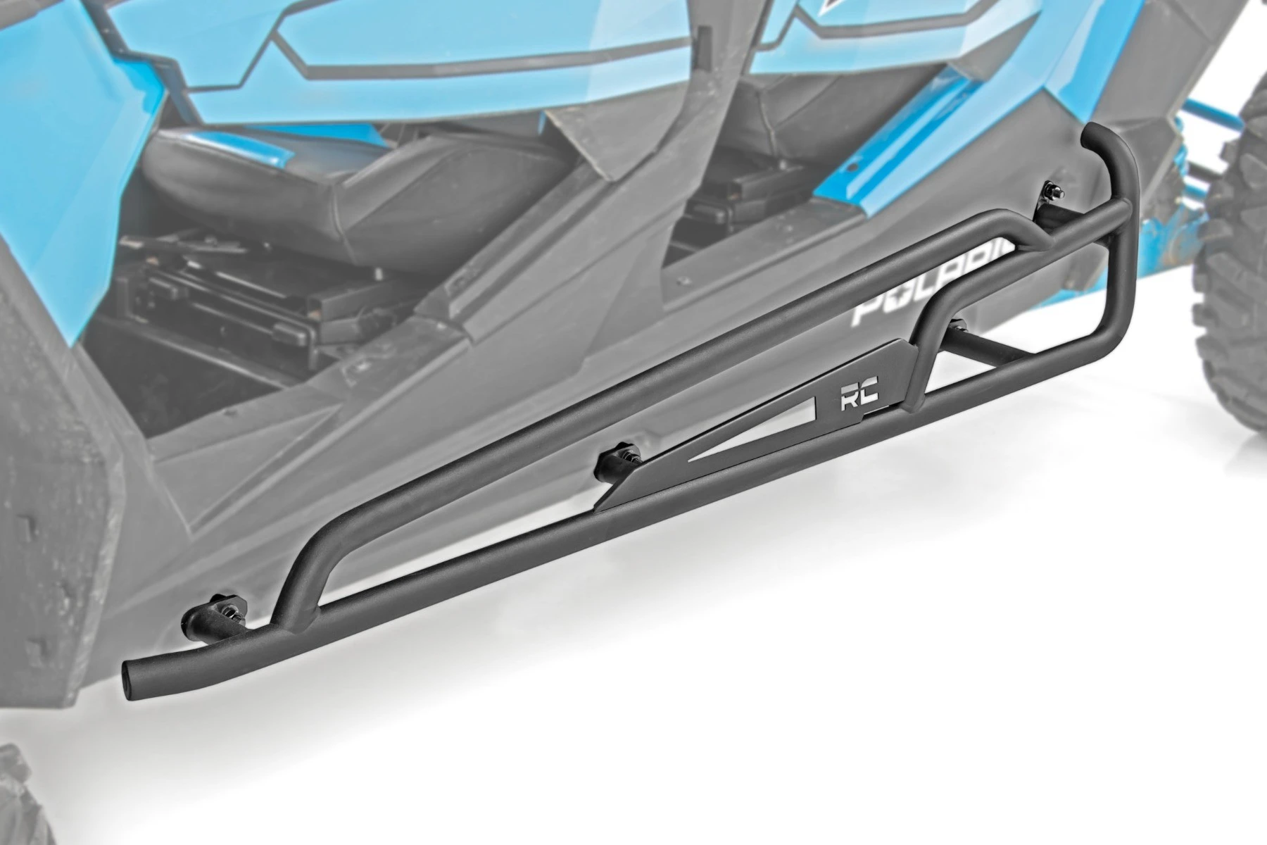 Rough Country '14-'22 Polaris RZR Turbo S/XP 1000/XP 4 1000 4 Seat Rock Slider Kit - Image 6