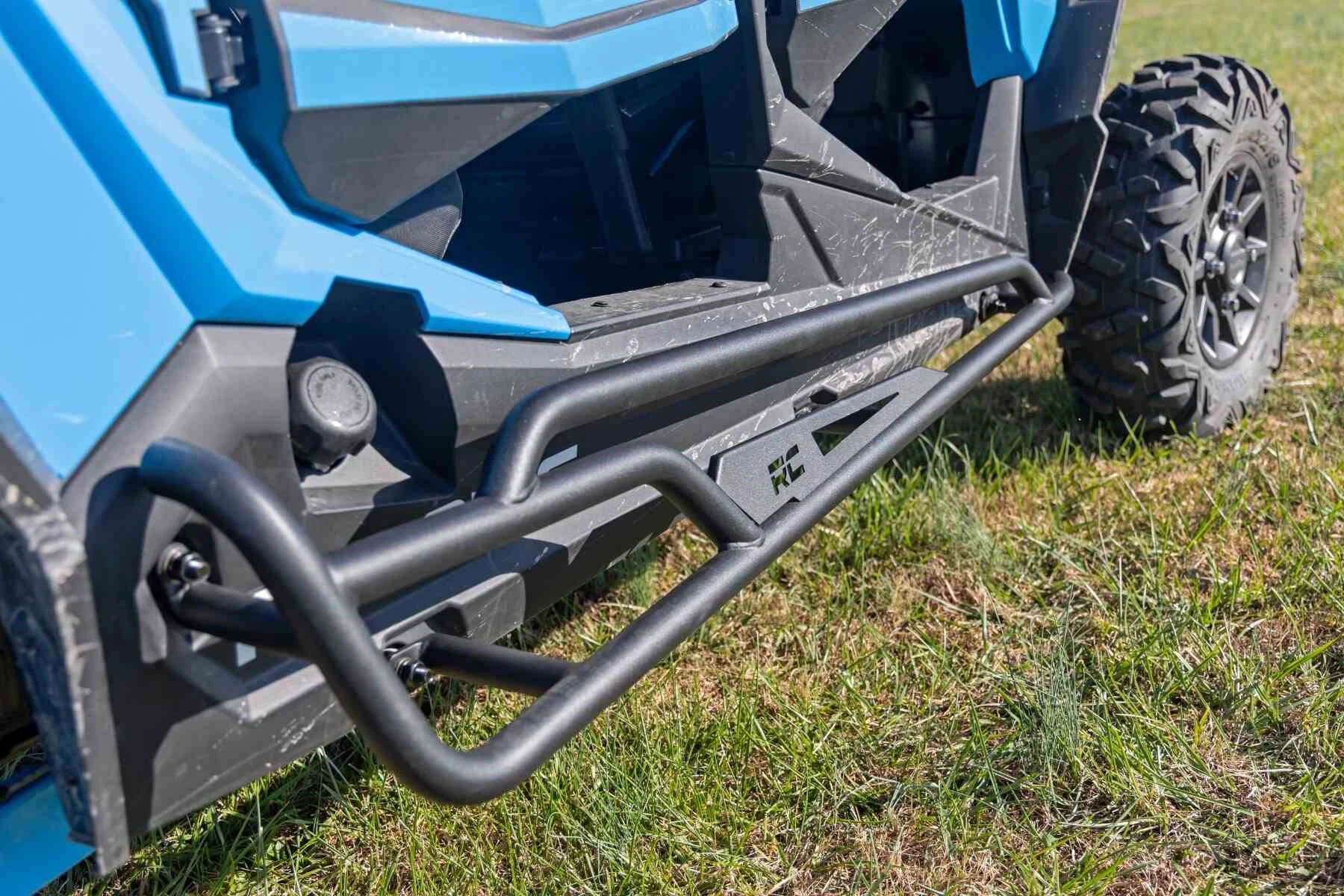 Rough Country '14-'22 Polaris RZR Turbo S/XP 1000/XP 4 1000 4 Seat Rock Slider Kit - Image 7