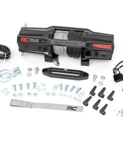Rough Country 6500-LB UTV Synthetic Rope Winch