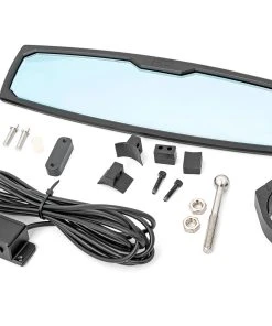 Rough Country Universal UTV 1.75-2" Aluminum Dome 12" Light Rear View Mirror