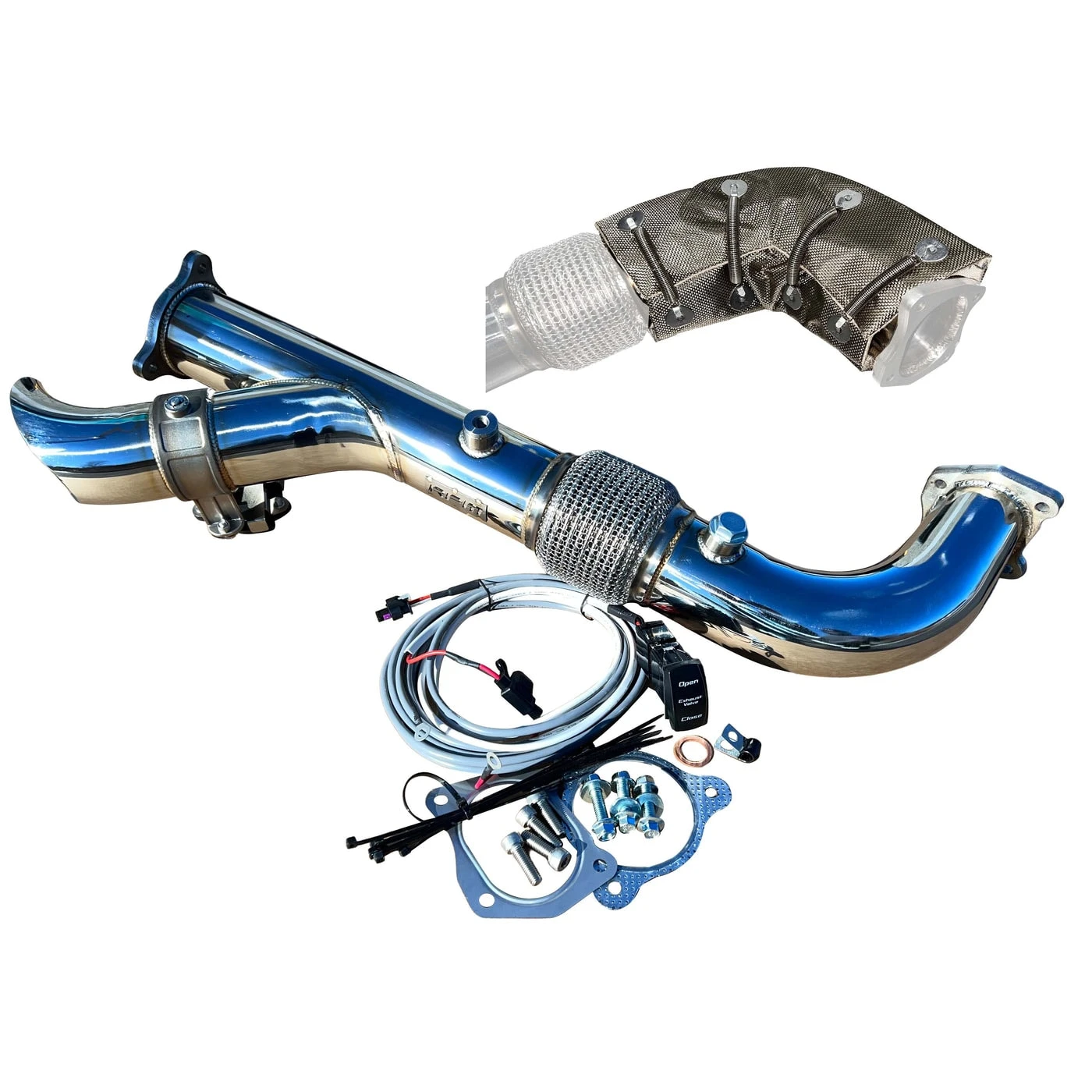 RPM Powersports Polaris RZR XPT/Turbo R/Pro XP 3" Electric Side Dump E-Valve Exhaust - Image 11