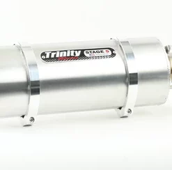 Trinity Racing KRX 1000 Brushed Aluminum Slip On Exhaust
